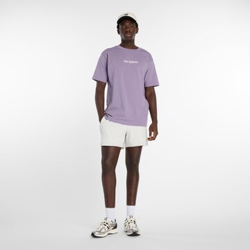 T-Shirt 'N Collage' new balance en violet