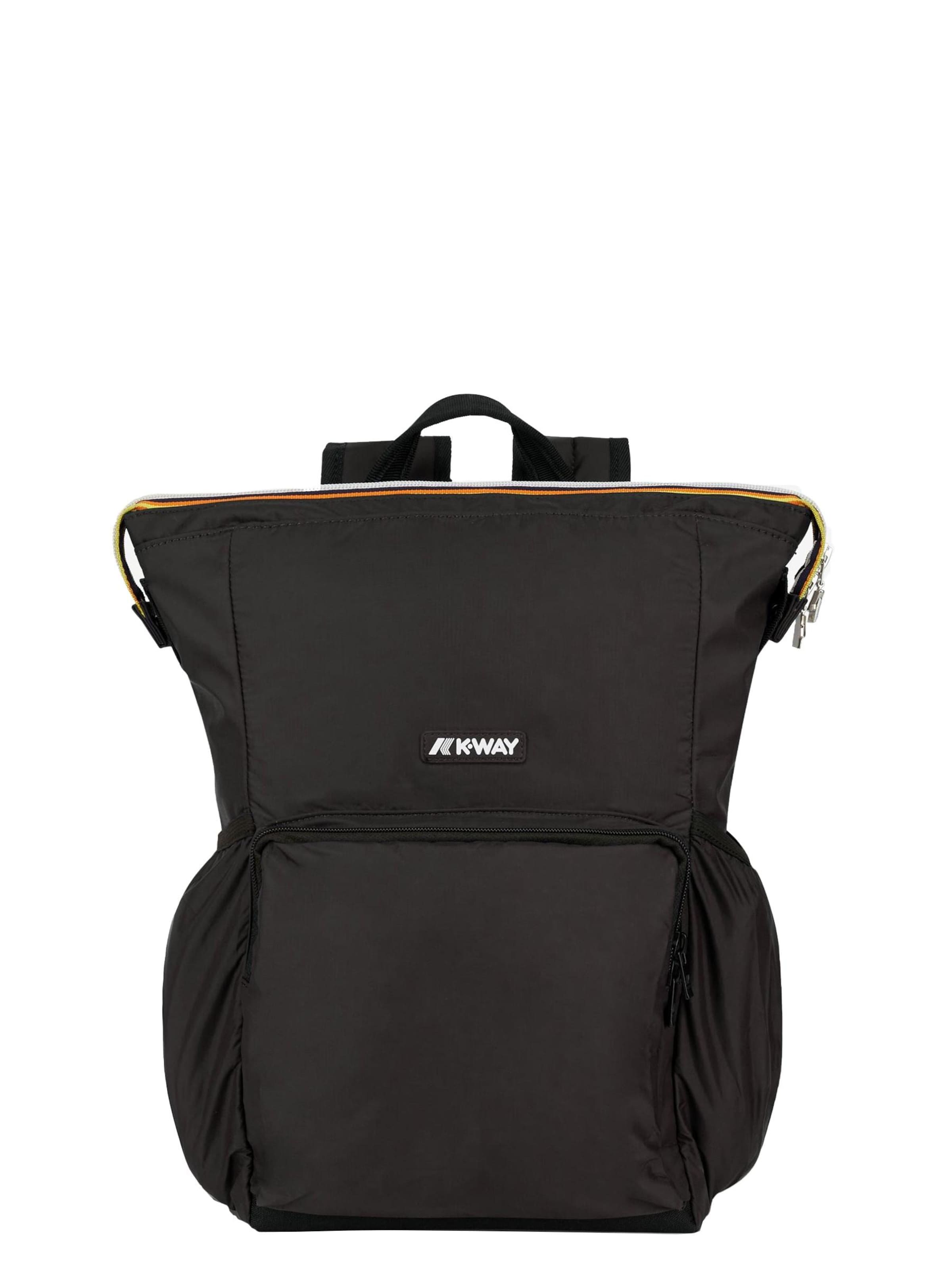 K-Way Backpack 'Zaino' in Black: front