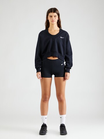 NIKE Kitsas Spordipüksid, värv must