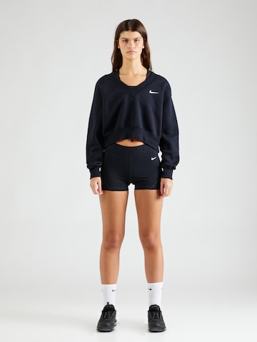 NIKE Skinny Sportsbukser i sort