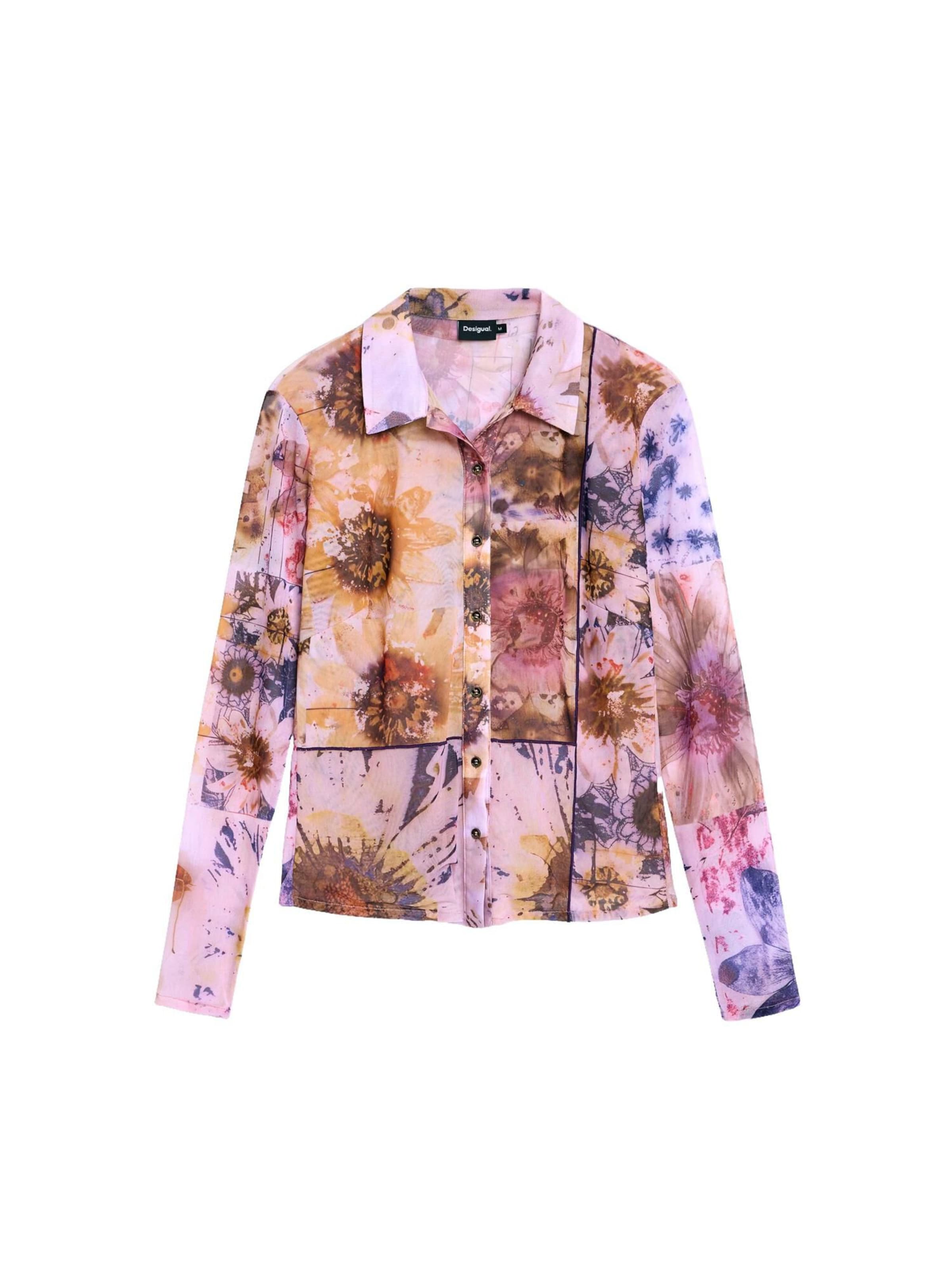 Desigual - Blusa em mistura de cores: frente
