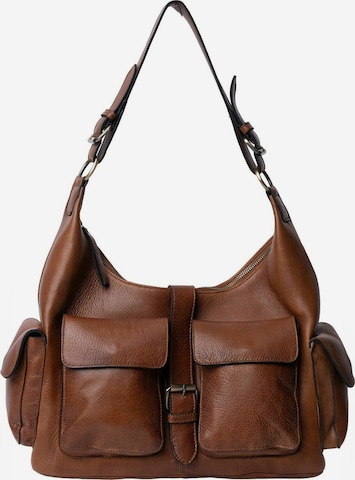 RE:DESIGNED Shopper ' Solvej ' in Bruin: voorkant