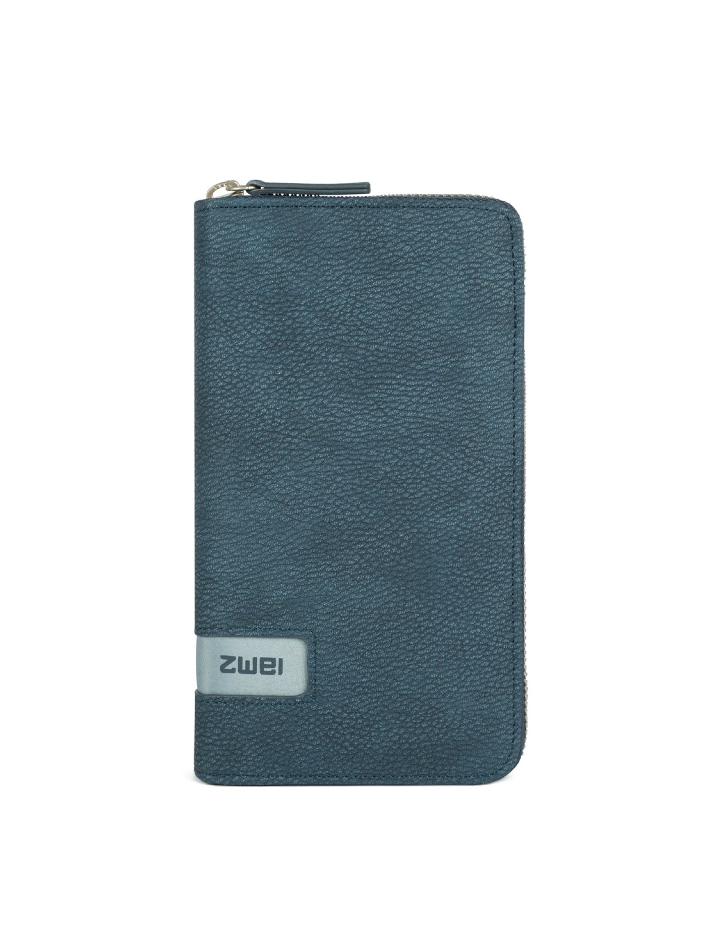 ZWEI Wallet 'MADEMOISELLE.M MW2' in Blue: front