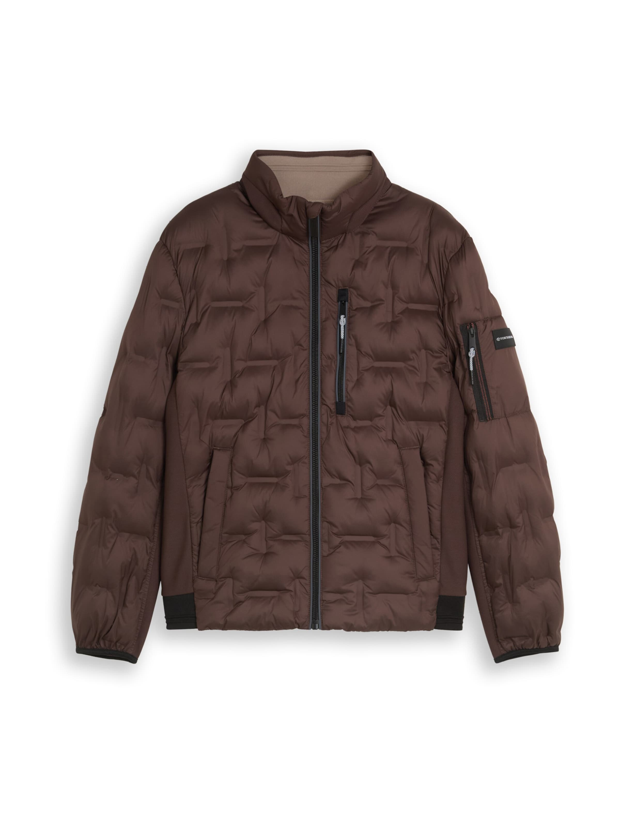 TOM TAILOR Jacke in Braun: Vorderseite