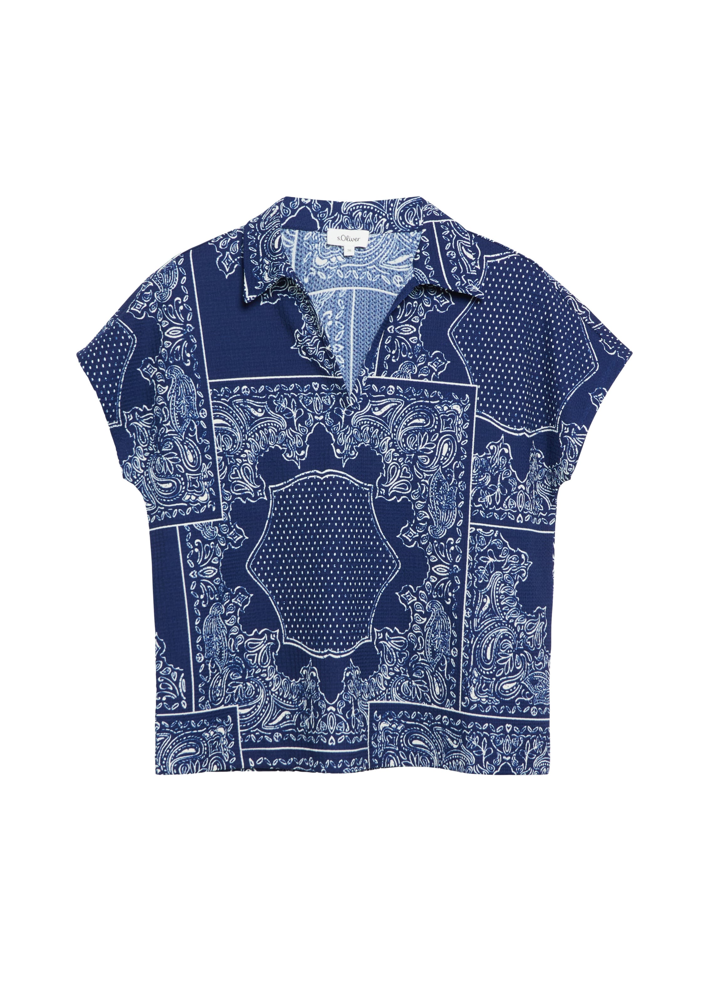 s.Oliver Shirt in Blue: front