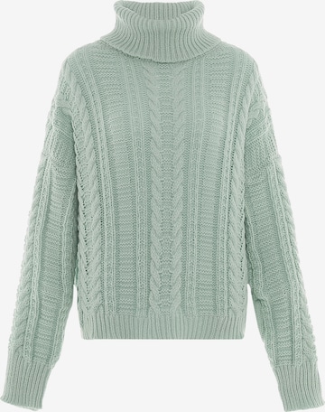 Pull-over aleva en vert : devant