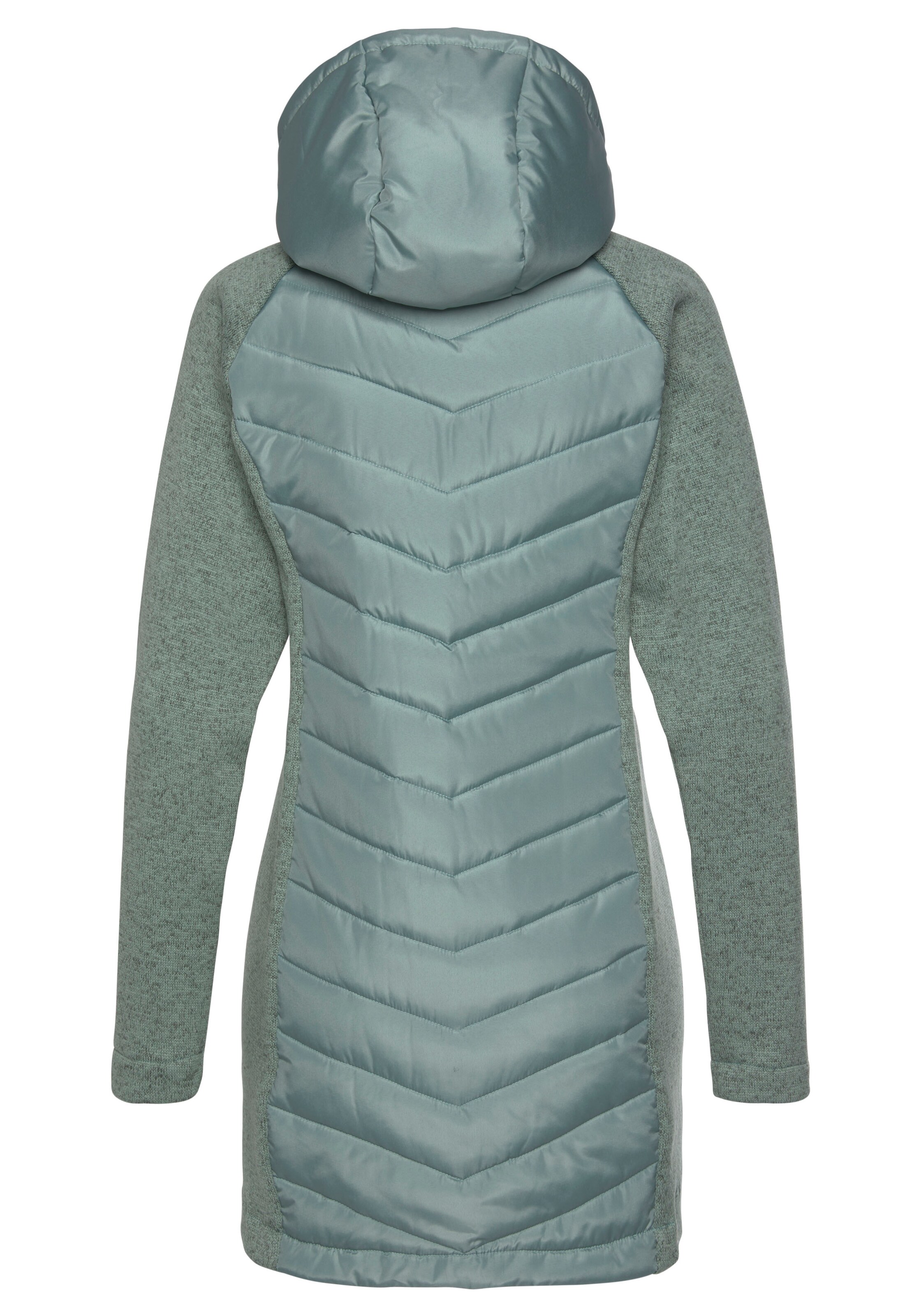 VIVANCE Between-Season Jacket in Green: back