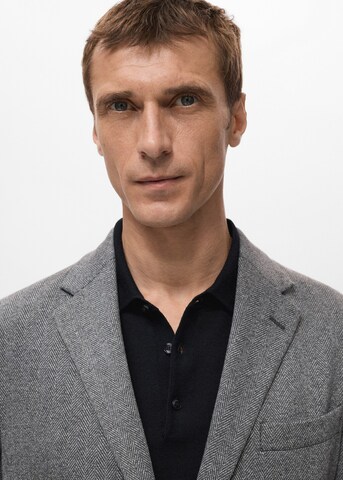 MANGO MAN Slim fit Suit Jacket 'Aneto' in Grey