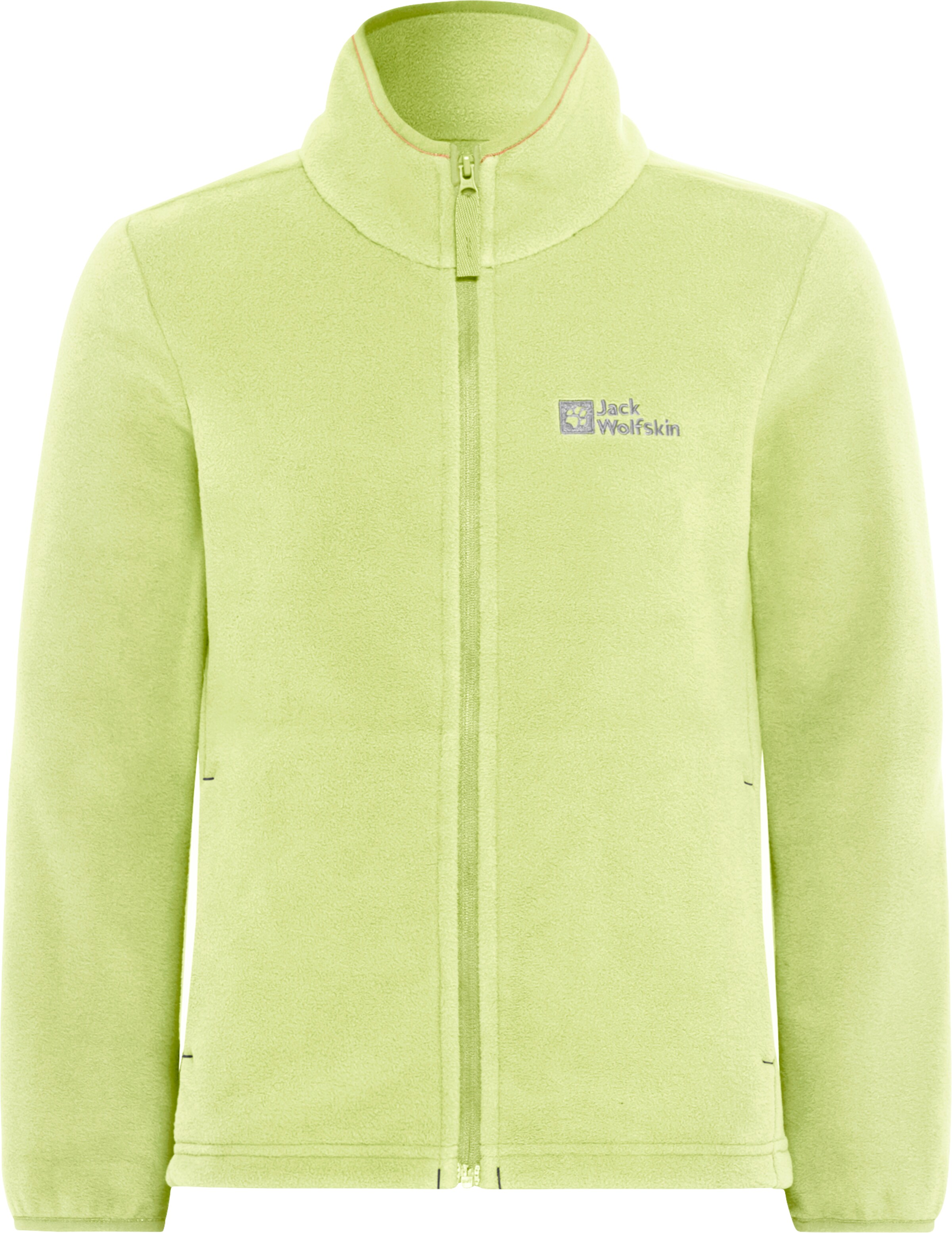 JACK WOLFSKIN Funktionsfleecejacke 'Taunus' in Grün: Vorderseite