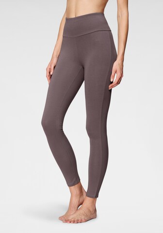 LASCANA Skinny Leggings - szürke: elől