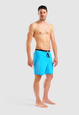 ARENAKupaće hlače 'ELASTIC BAND BEACH BOXER' - plava boja