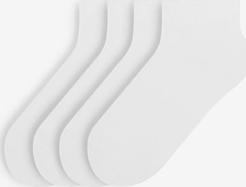 Von Jungfeld Socken 'Essentials' in Weiß: Vorderseite