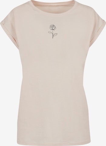 Merchcode Shirt 'Spring - Rose' in Beige: front