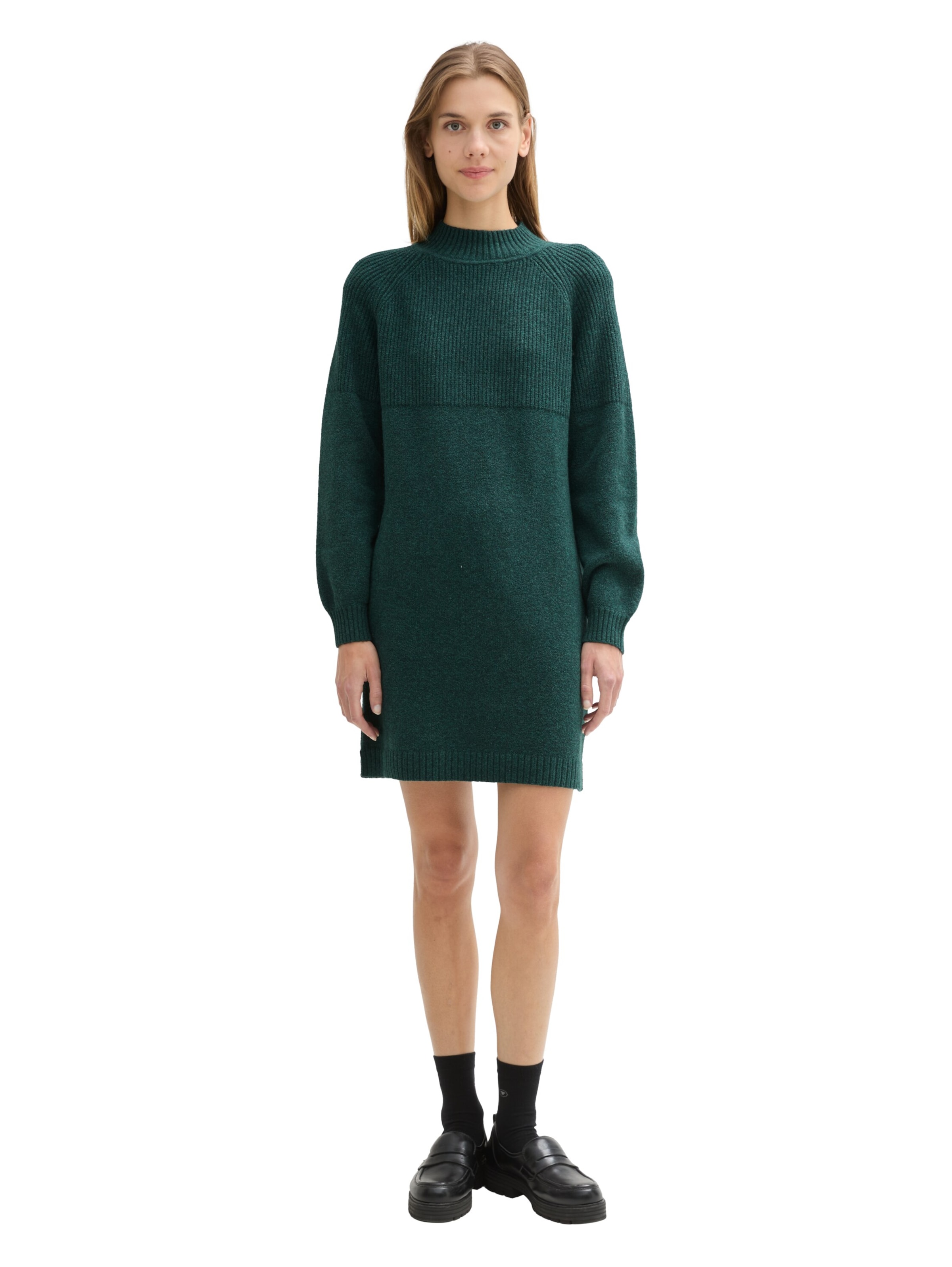 Robes en maille TOM TAILOR DENIM en vert