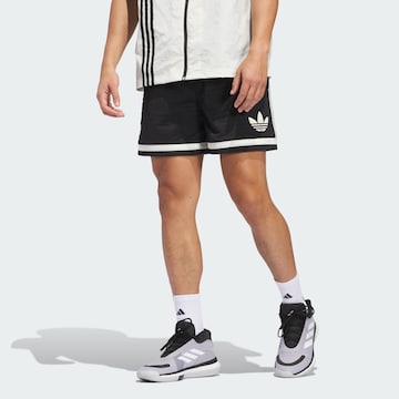 Loosefit Pantalon ADIDAS ORIGINALS en noir : devant