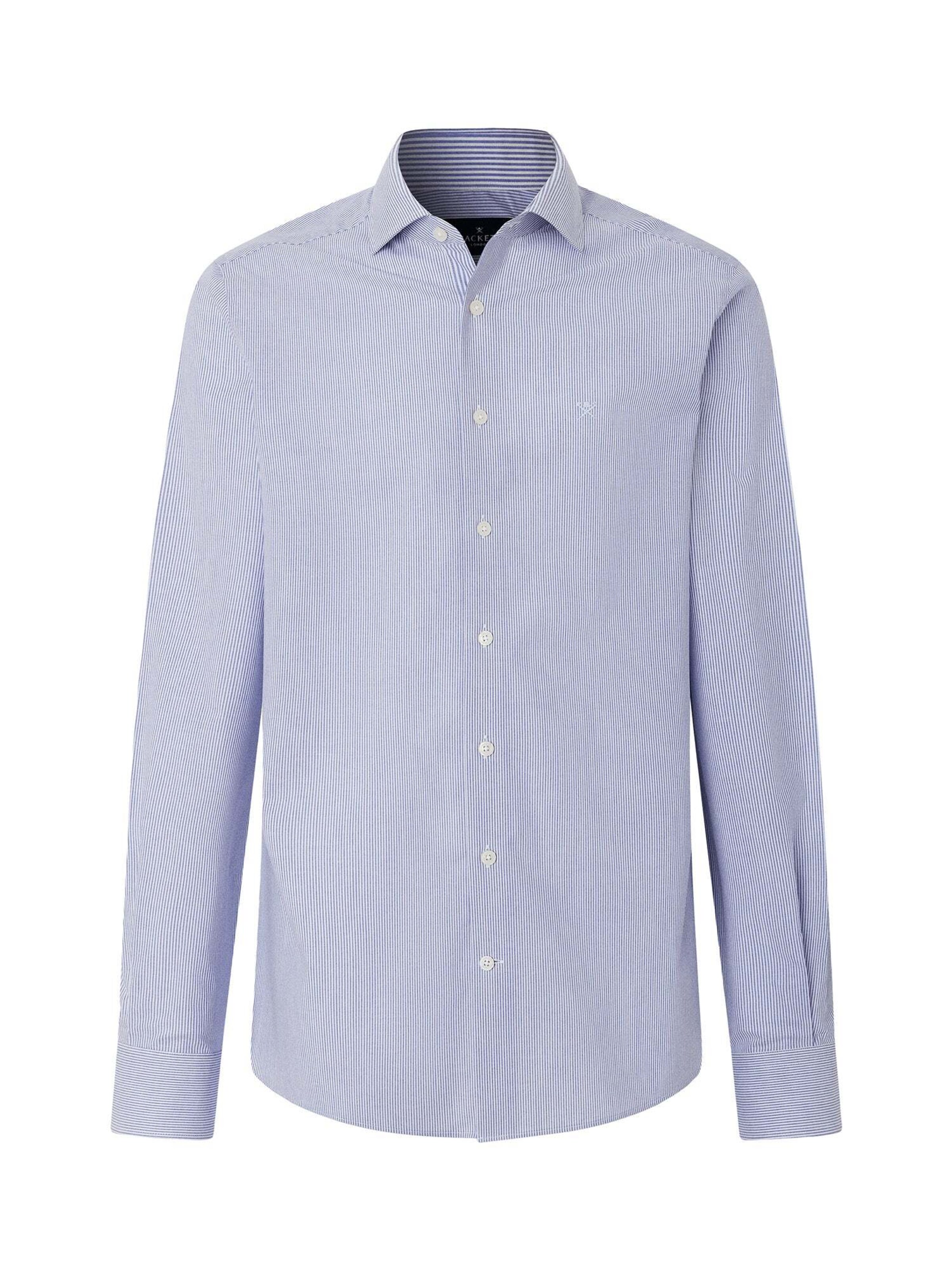 Hackett London Overhemd 'Bengal' in L in de kleur Navy, Productweergave