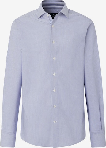 Hackett London Regular fit Overhemd 'Bengal' in Blauw: voorkant