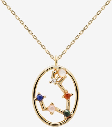 P D PAOLA Necklace 'PISCIS' in Gold: front