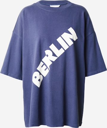 TOPSHOP T-shirt 'Berlin' i blå: framsida