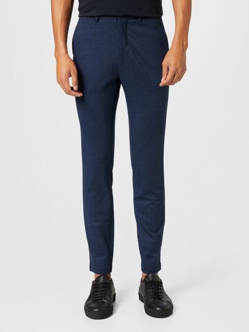 Matinique Regular Chino Pants 'Liam' in Blue: front