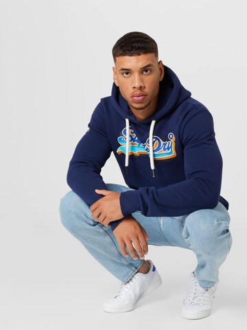 Superdry Sweatshirt in Blau