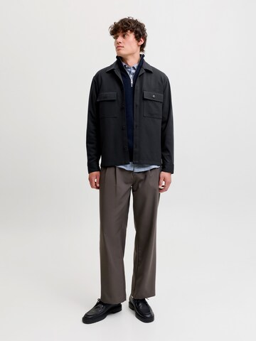 JACK & JONES Zip-Up Hoodie 'JJEWILLIAM' in Blue