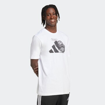 ADIDAS SPORTSWEAR Функционална тениска в бяло