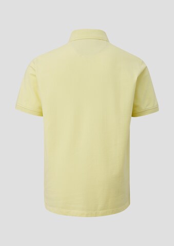 s.Oliver Men Big Sizes Shirt in Yellow: back