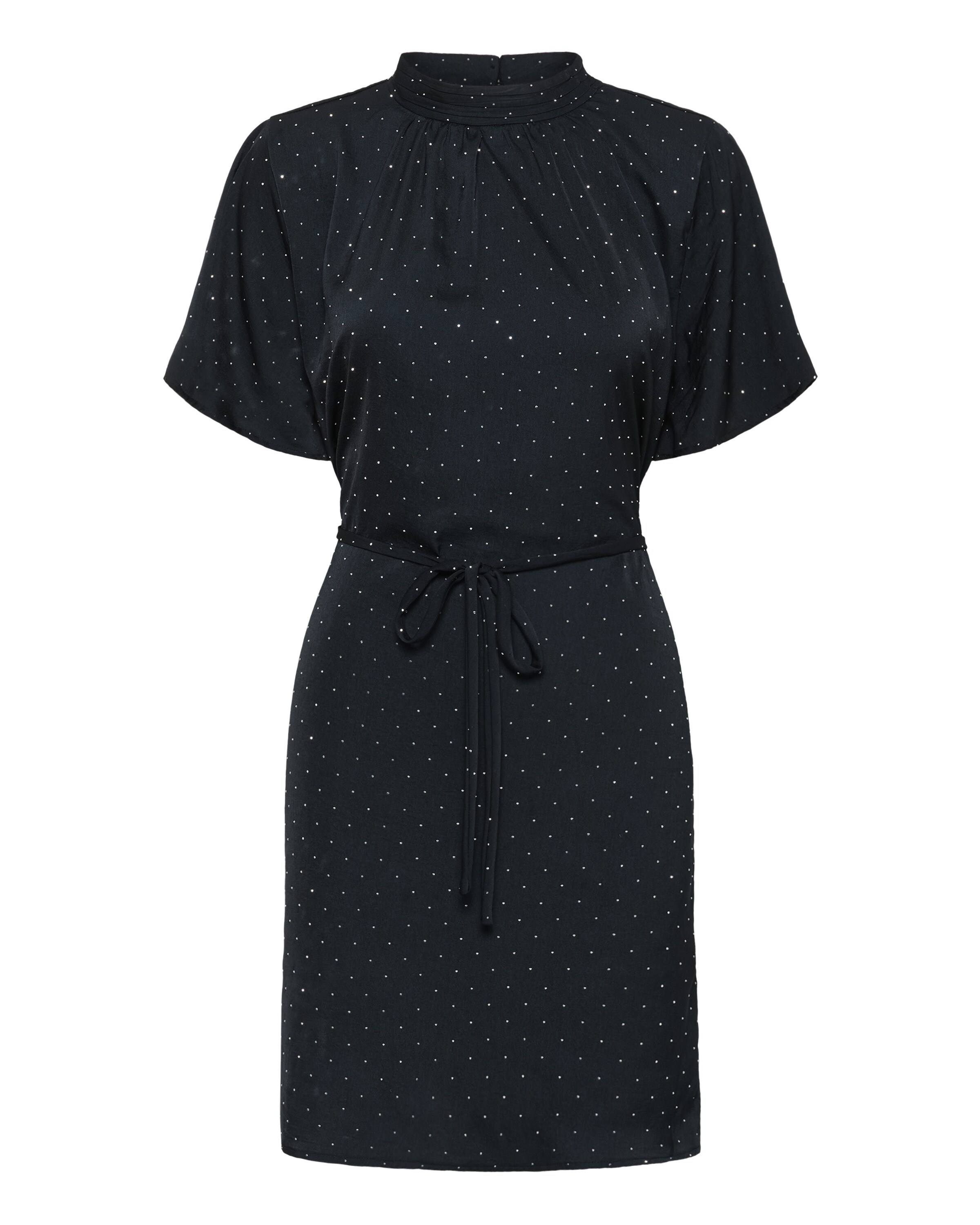 SAINT TROPEZ Kleid in Schwarz: Vorderseite