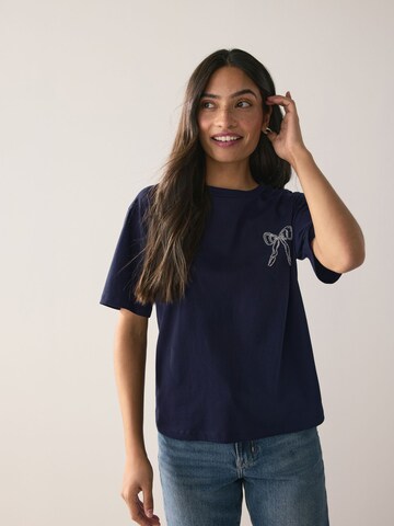 Next T-Shirt in Blau