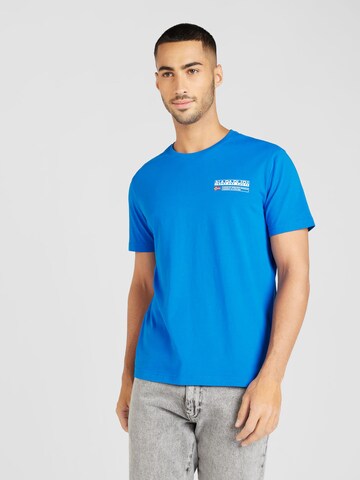 NAPAPIJRI Shirt 'S-KASBA' in Blauw: voorkant