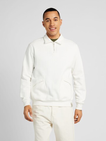 Sweat-shirt Polo Ralph Lauren en blanc : devant