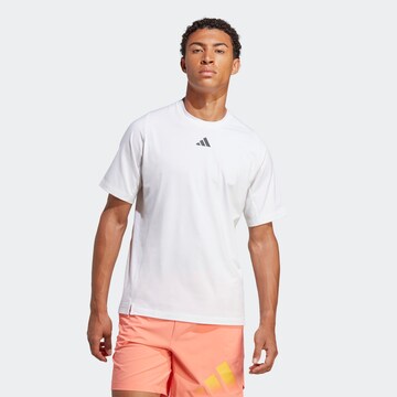 ADIDAS PERFORMANCE Funktionsshirt 'Train Icons' in Weiß: Vorderseite