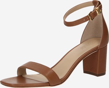 Lauren Ralph Lauren Sandals 'LOGAN' in Brown: front