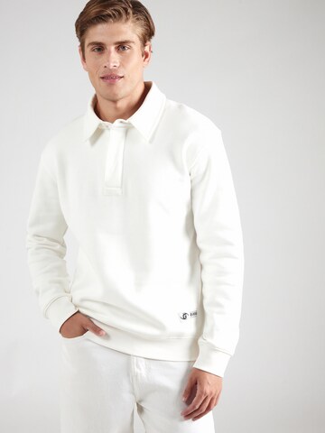 Sweat-shirt 'NICCO' GUESS en blanc : devant