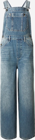 TOPSHOP Regular Latzjeans in Blau: predná strana