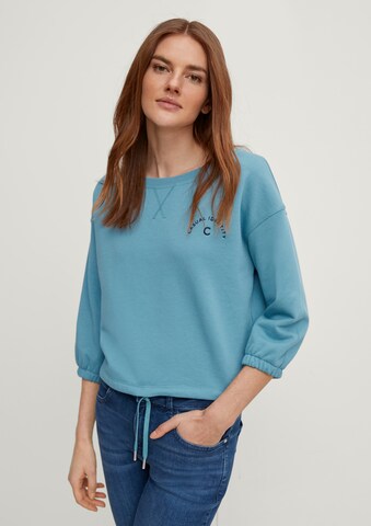 comma casual identity Trui in Blauw: voorkant