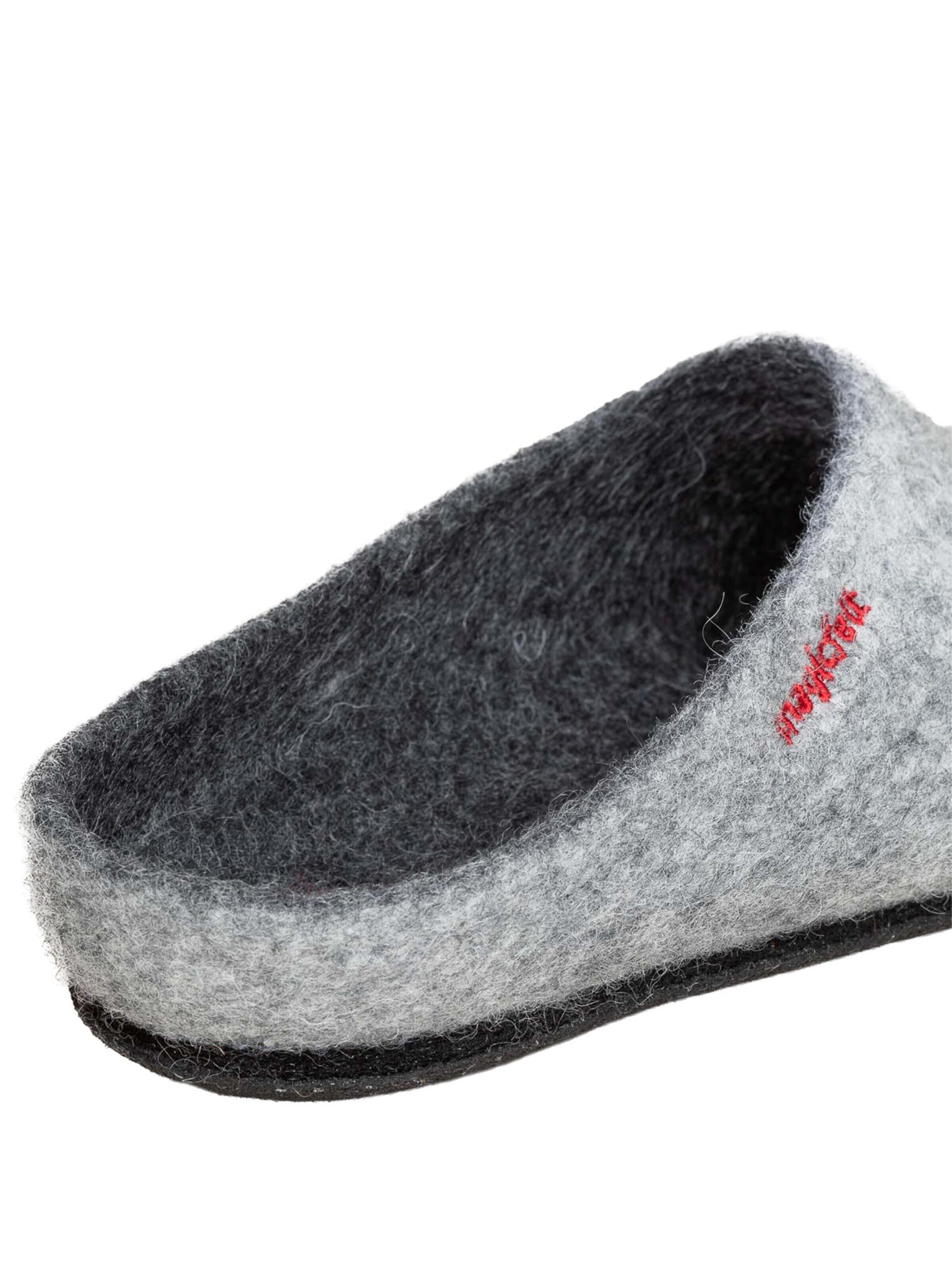 MagicFelt Slippers 'Filz' in Grey