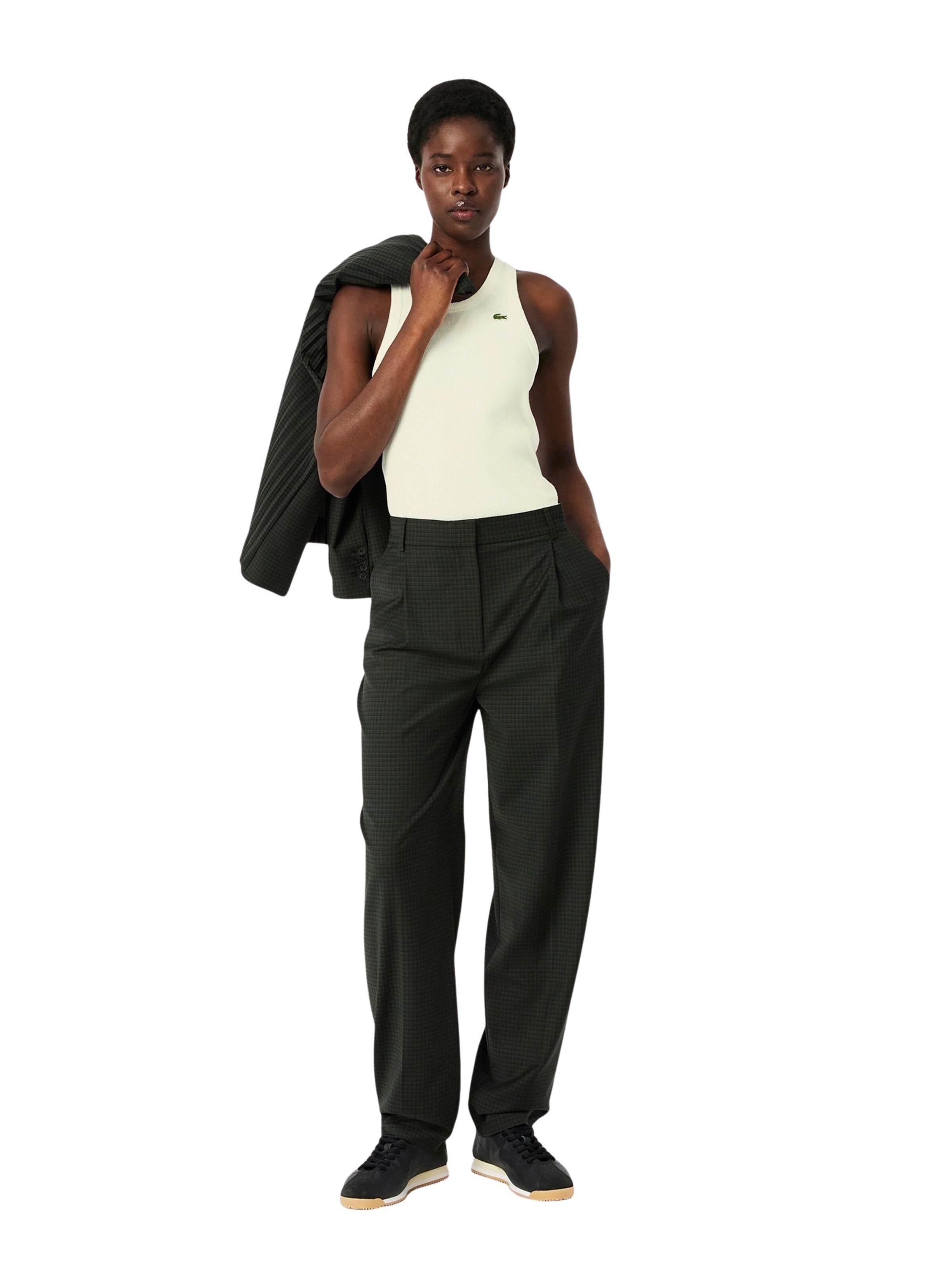 LACOSTE Top – bílá