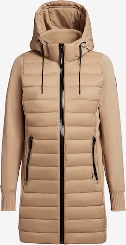 Veste d’hiver 'Mite' khujo en beige : devant