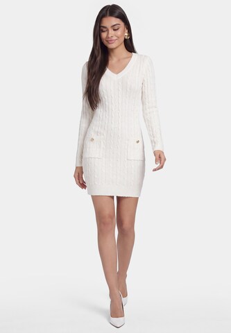 faina Dress in White: front