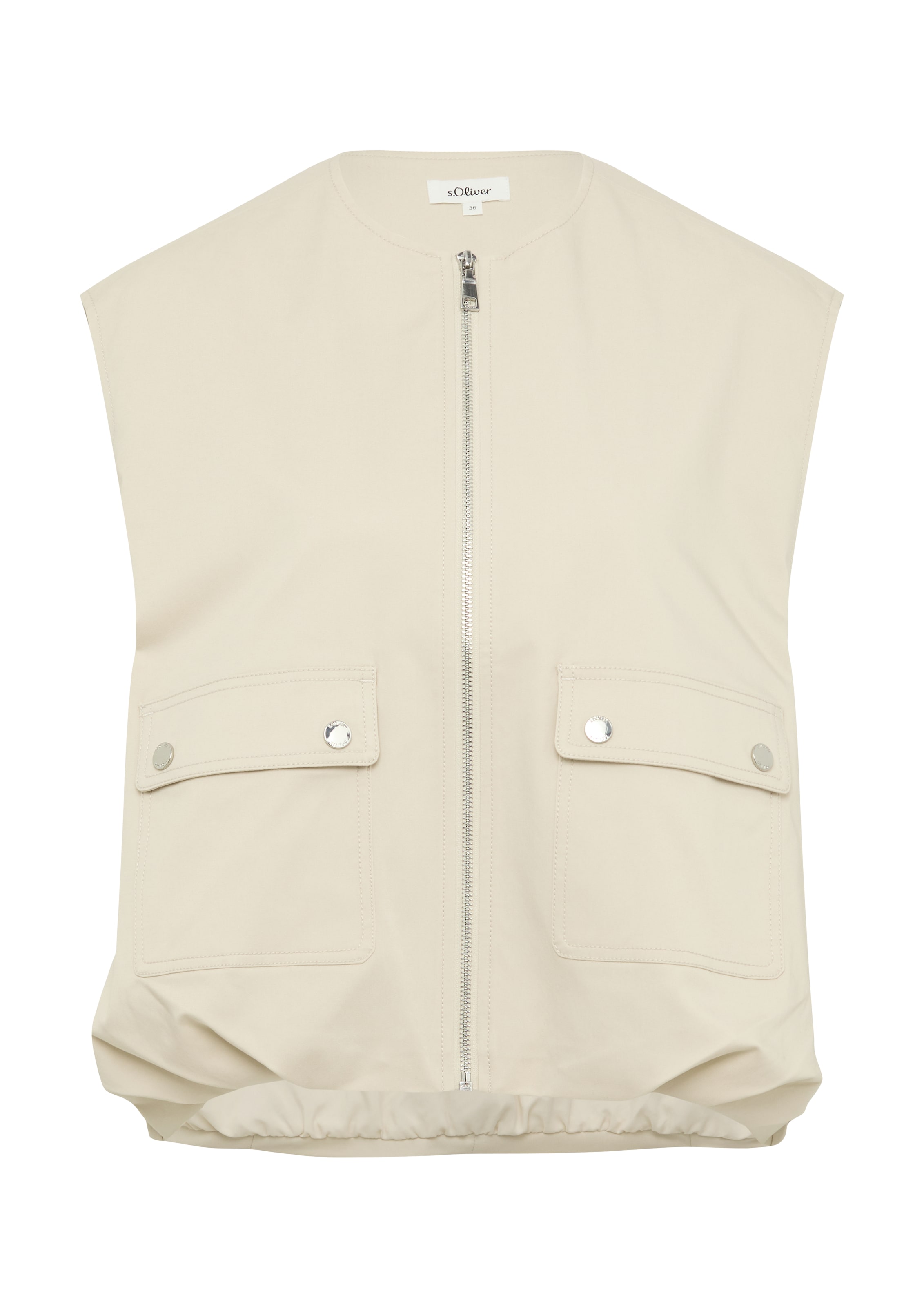 Gilet s.Oliver en beige : devant