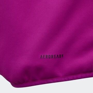 ADIDAS PERFORMANCE Athletic Fleece Jacket in Pink