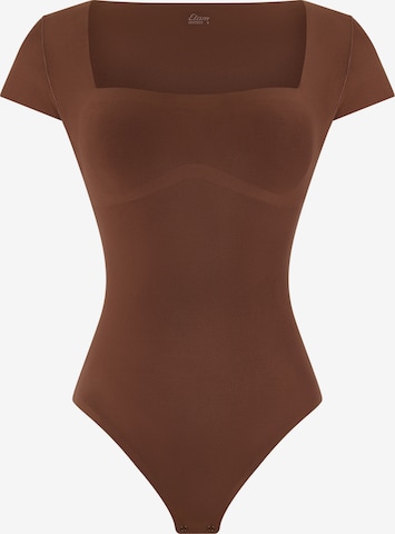 Body 'Pure Perfect' di ETAM in marrone: frontale