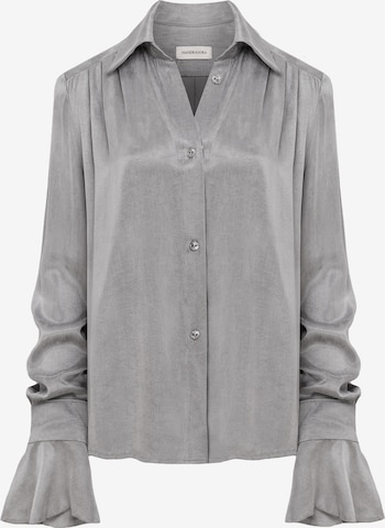 Chemisier 'Celia' mandragora en gris : devant