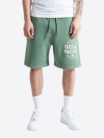 regular Pantaloni sportivi 'Reefbreak' di Ocean Pacific in verde: frontale