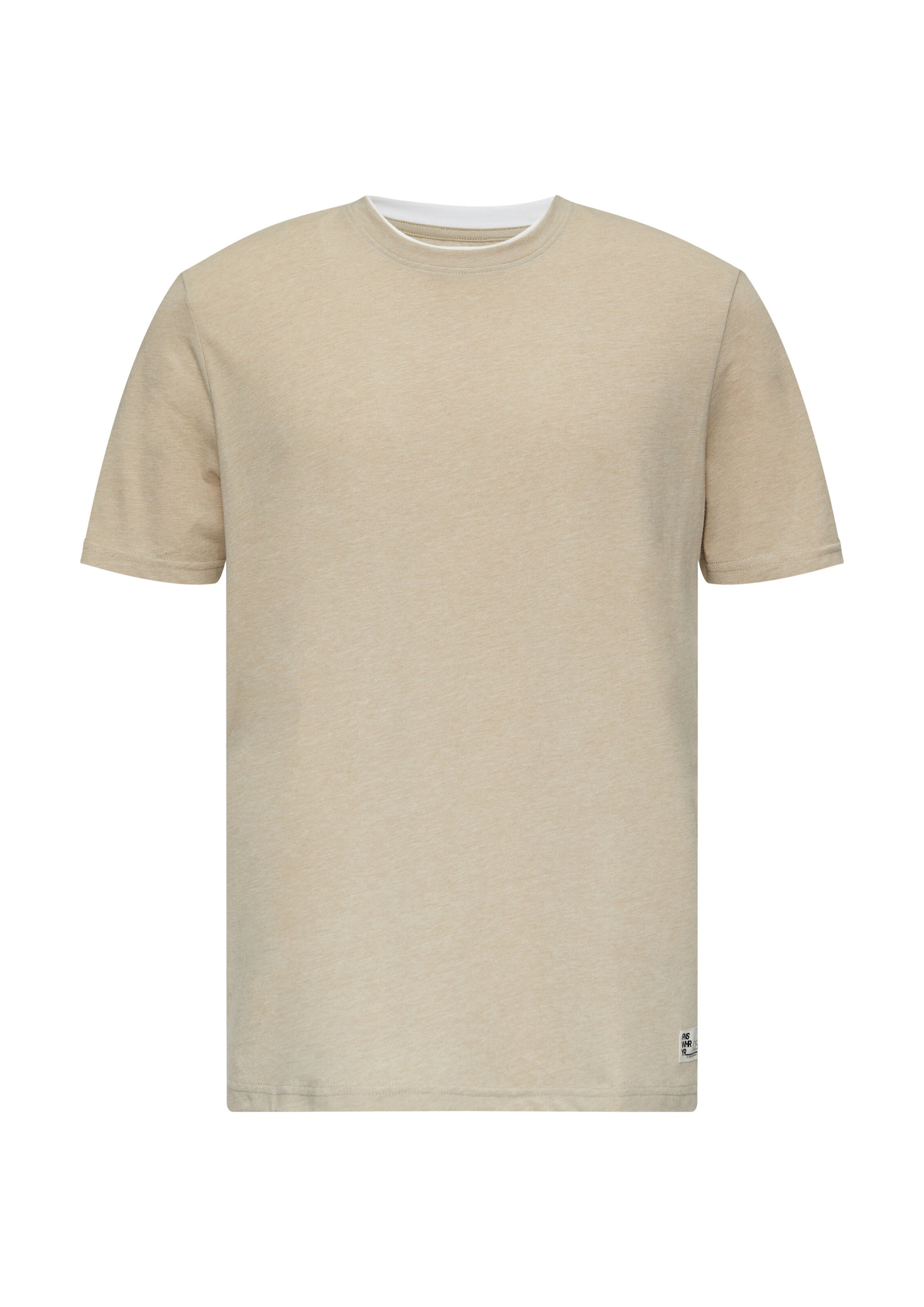 QS Shirt in Beige: front