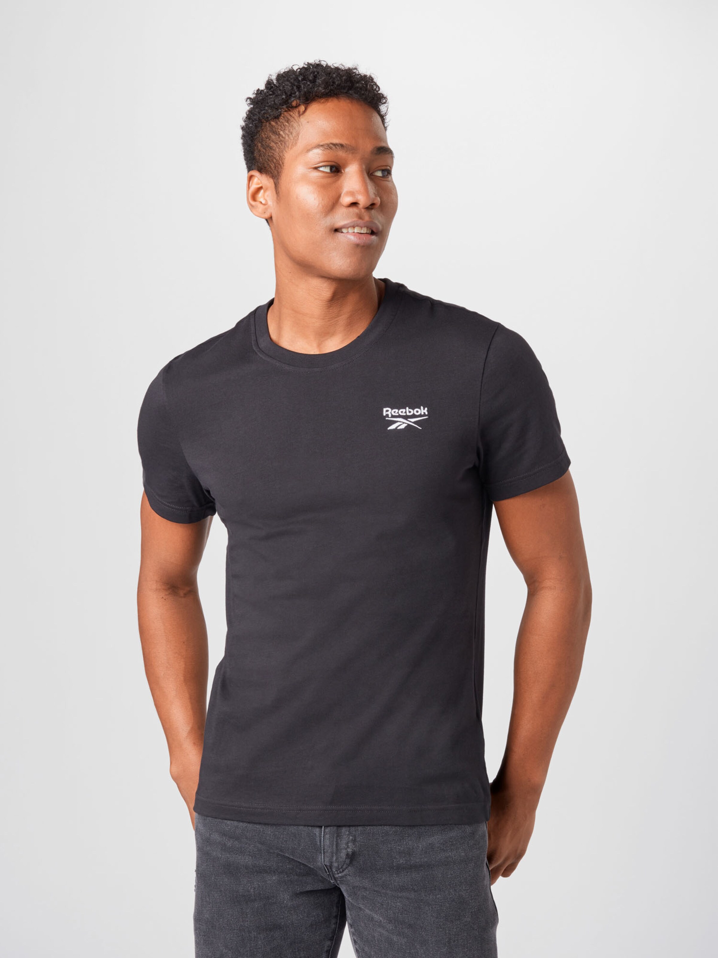 Männer Sportarten Reebok Sport Sportshirt in Schwarz - AB76516 Männer Sportarten Reebok Sport Sportshirt in Schwarz - AB76516