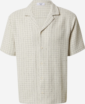 DAN FOX APPAREL - Ajuste regular Camisa 'Timo' en blanco: frente