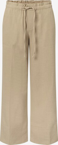 Wide Leg Pantalon Liverpool en marron : devant